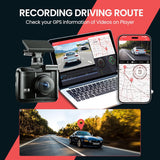 Nexio 4K Front and Rear Dash cam Sony Starvis lense WiFi GPS Builtin 64GB Inc ADAS built-in