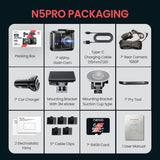 Nexio 4K Front and Rear Dash cam Sony Starvis lense WiFi GPS Builtin 64GB Inc ADAS built-in