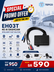 BSJ AI Based EH03T 4CH Dash cam 4G LTE ADAS , DMS, WiFi,GPS, Support 2*128GB memory Card