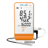 Elitech GSP-6 Pro Digital Temperature And Humidity Data Logger Detachable Dual Probes -40℉ To 158℉