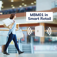 Minew MBM01 ultra long range beacon bluetooth low energy ibeacon asset tracking navigation beacon waterproof ip67 ble tag