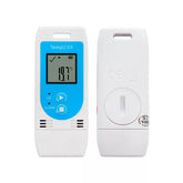 TZ-TempU03 Tzone Digital Temperature Humidity Data Logger USB Reusable Temp Recorder with PDF&CSV Reports, Thermometer Recording Humidity Logger with Probe for Freezer Food Storage Cold Chain 34560 Points