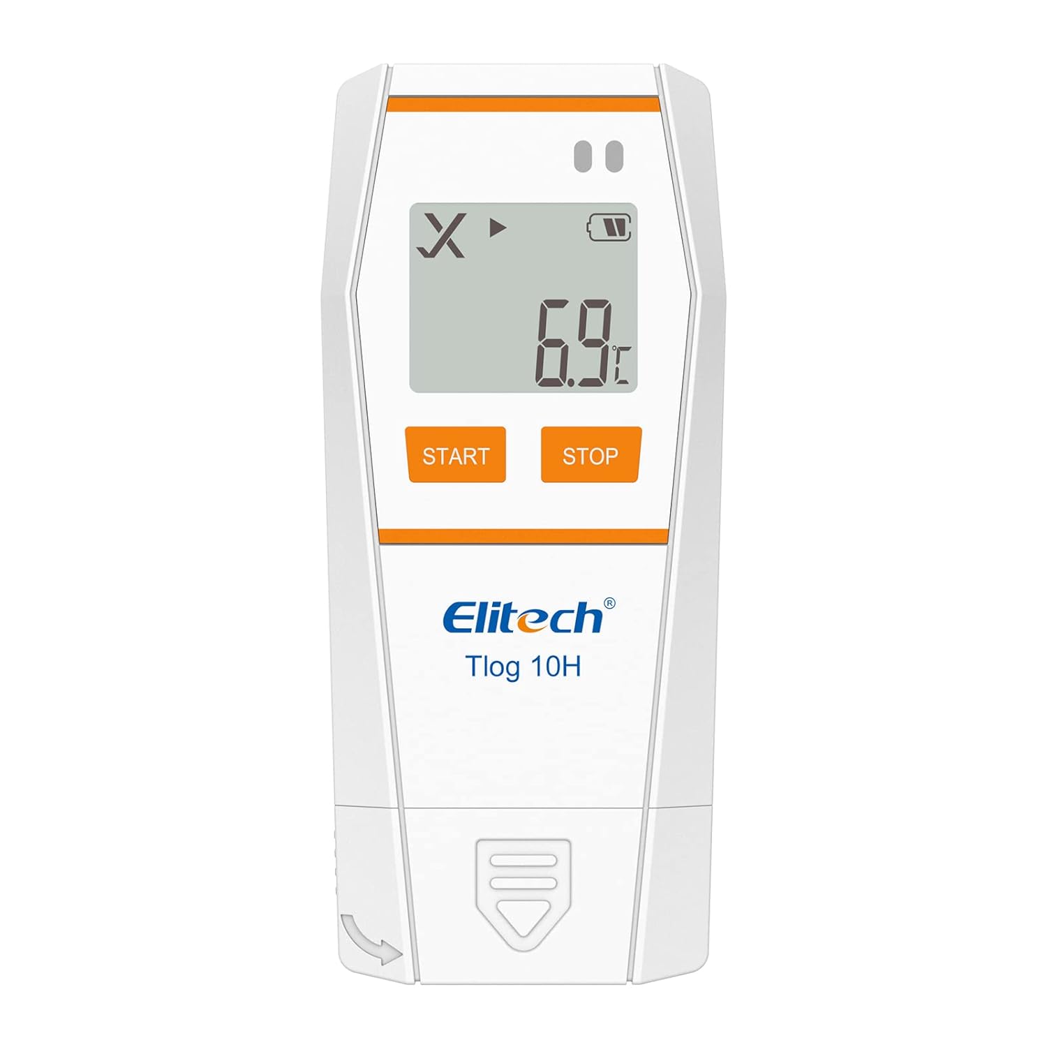 Elitech Tlog 10H Digital Temperature Data Logger Reusable Temperature Recorder PDF Report USB Port 32000 Points,