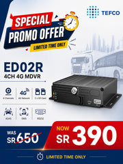 [BSJ-ED02R] 4CH 4G MDVR 2*SD Card ADAS , DMS, RS232
