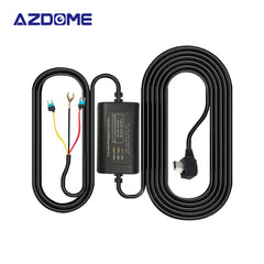 AZDOME HM03R Car DVR HardWire Kit For M550/AR09 Low Vol Protection Mini USB Port 12V-24V in 5V3A Out