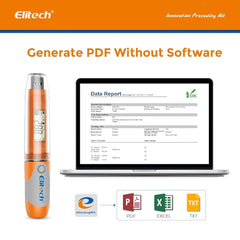 Elitech RC-51H USB Temperature And Humidity Data Logger Pen-Styled Auto PDF 32000 Points
