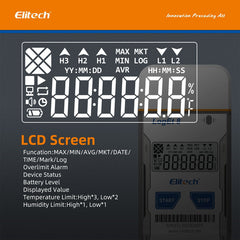 LOGET 8 UTE: EXTERNAL ULTRA-LOW TEMP 0.3C ACCURACY 16000POINTS