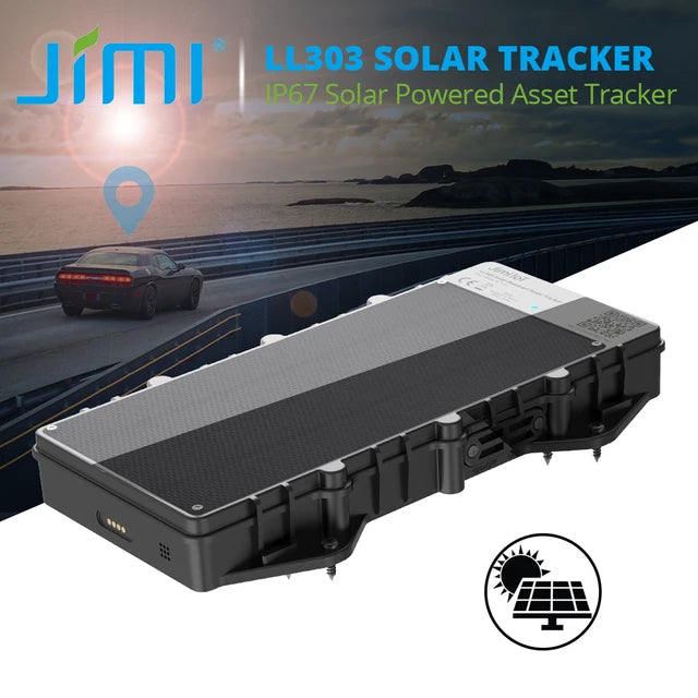 Jimi Iot LL303 4G LTE Solar Power Container GNSS Tracker