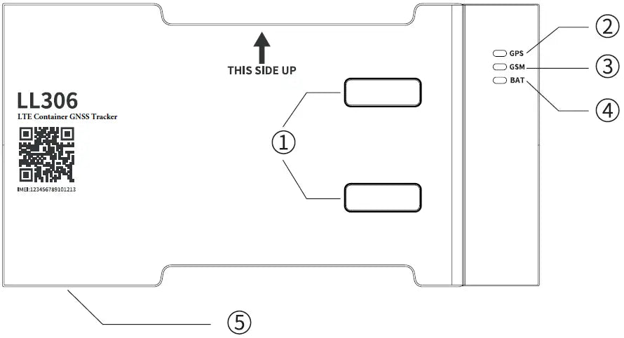 Jimi Iot LL306 4G LTE Container GNSS Tracker