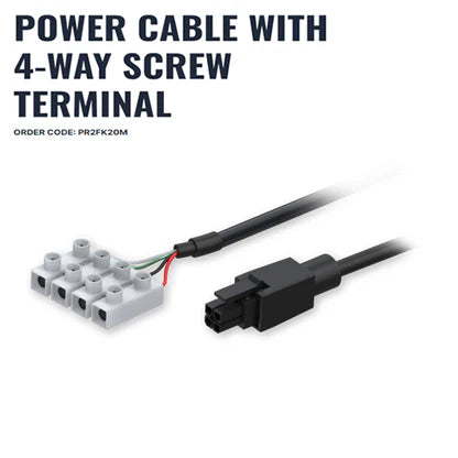 Teltonika PR2FK20M - Power Cable With 4 Way Screw Terminal – 5G Routers