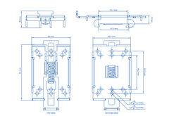 Teltonika PR5MEC00 Metal DIN Rail Kit