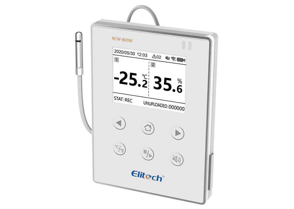 Elitech RCW-800W Temperature Data Logger WiFi Recorder Cloud Storage Wireless Remote Monitor