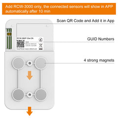 Elitech RCW-3200-TH Wireless Sensor Data Logger of Temperature and Humidity Monitor System (Work with RCW-3000) with Cloud and Mobile App