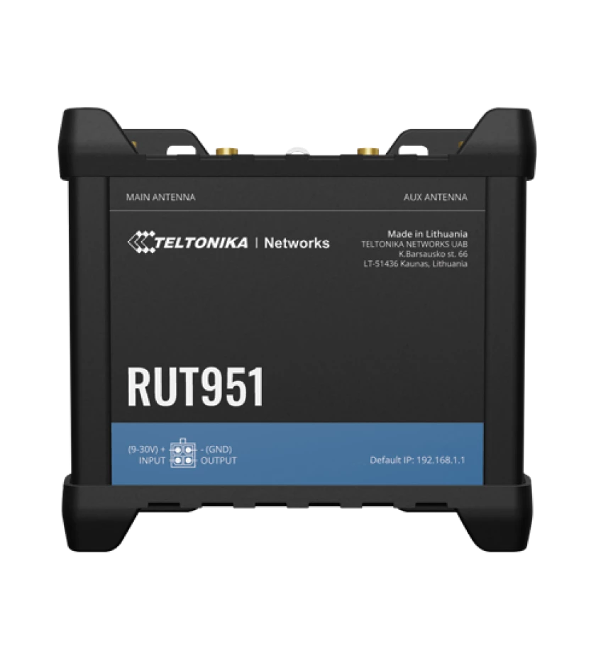 Teltonika RUT951 Industrial Dual SIM LTE 3 Ports Router