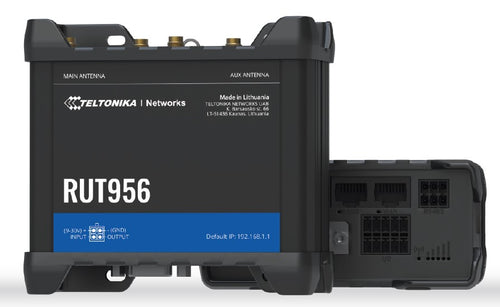 Teltonika RUT956 Dual SIM 4GLTE CAT 4 Wifi Cellular Router, ethernet RS232, RS485