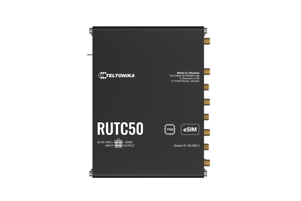 Teltonika RUTC50 5G Powerfull eSIM WiFi 6 ROUTER