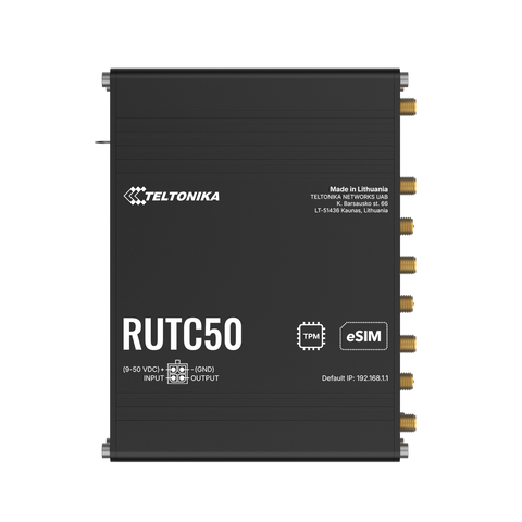 Teltonika RUTC50 5G Powerfull eSIM WiFi 6 ROUTER