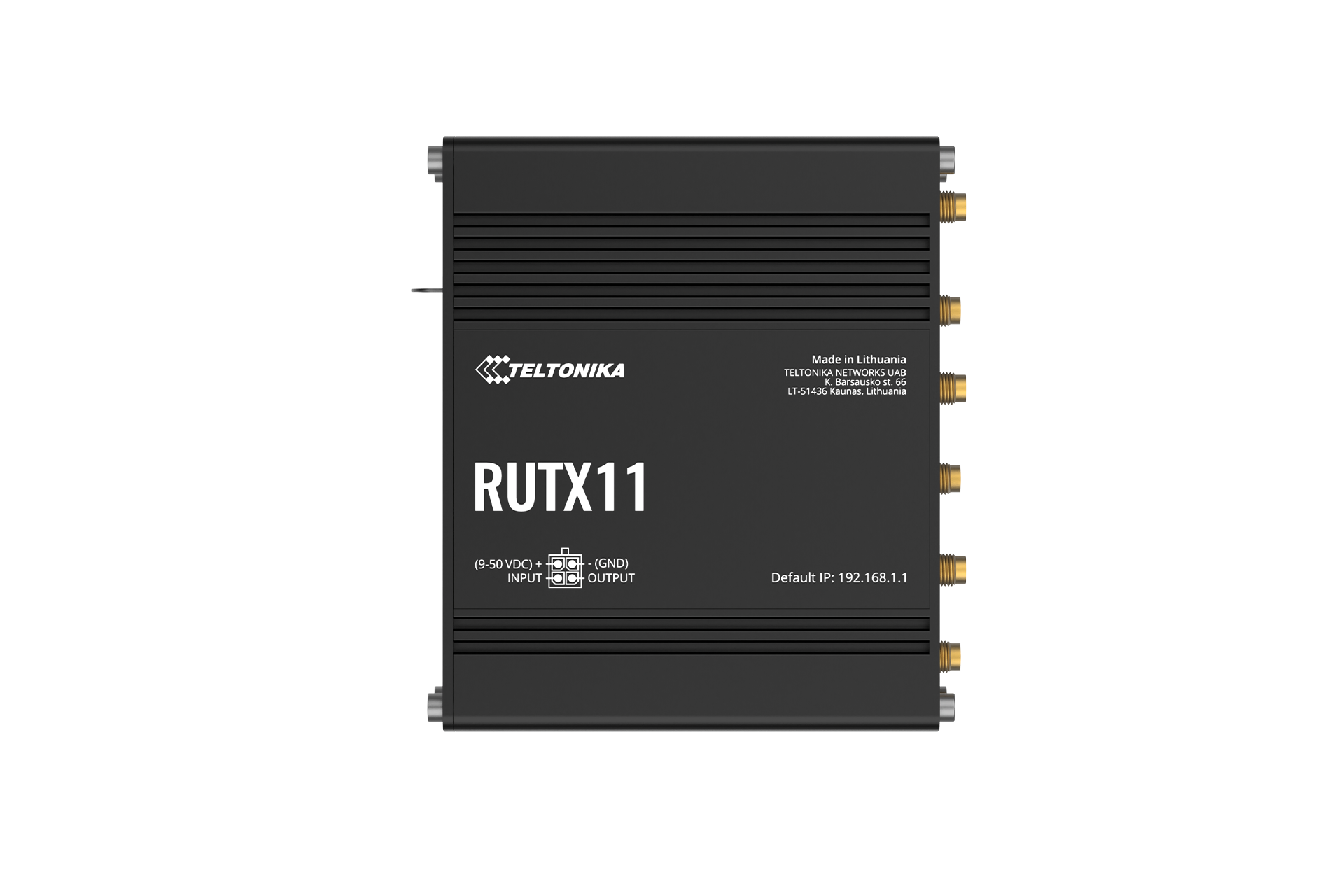 Teltonika RUTX11 Dual Sim Gigabit CAT6 Router with GE + WiFi + Bluetooth