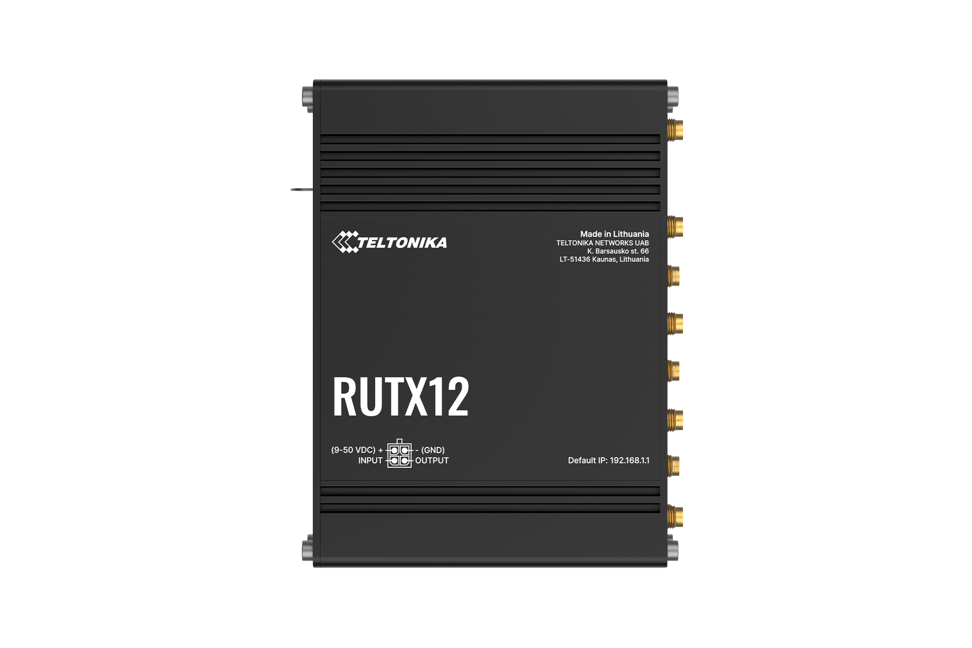 Teltonika RUTX12 Cat 6 Dual-sim LTE Industrial Cellular Router