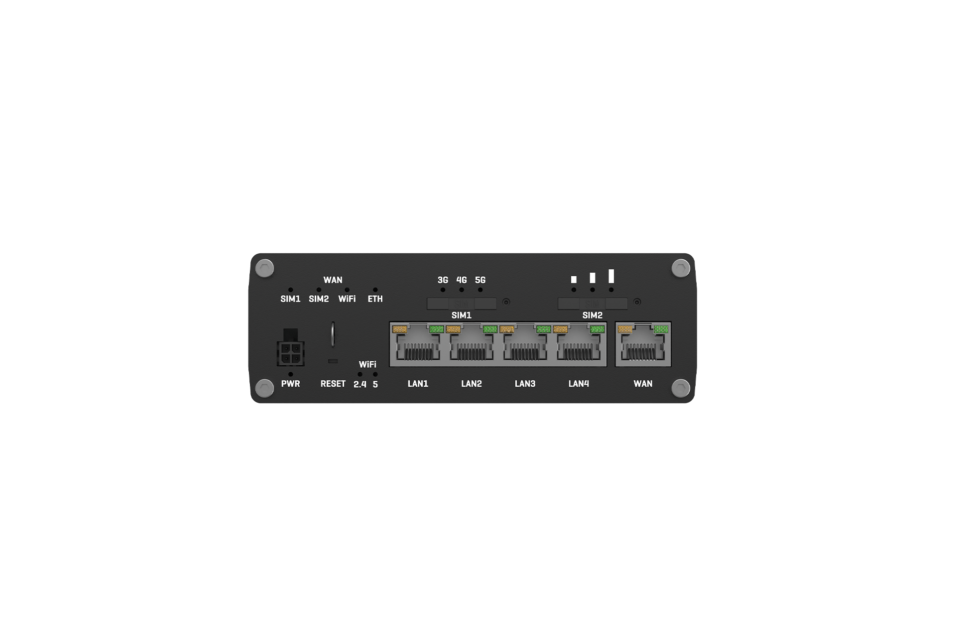 Teltonika RUTX50 5G Router: Dual Sim, WiFi 5, LTE CAT 20, 3.3 Gbps Speeds, Up to 150 Clients, SA & NSA Architectures, Low Latency. | RUTX50