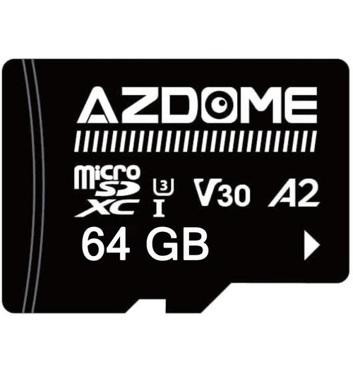 AZDOME 256GB Micro SD Card microSDXC Memory Card for AZDOME M550 GS63H Pro PG17-4K GS63Pro Dash Cam Full HD & 4K UHD, U3, A2, V30