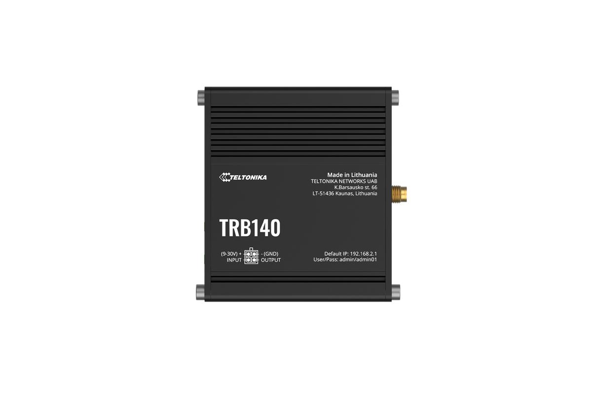 TRB140 Teltonika Industrial Rugged 4G LTE IoT Gateway
