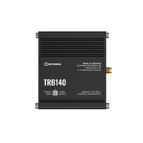 TRB140 Teltonika Industrial Rugged 4G LTE IoT Gateway
