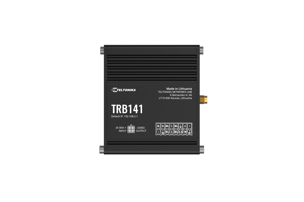 TELTONIKA Small Industrial Rugged GPIO LTE Cat 1 Gateway (TRB141)