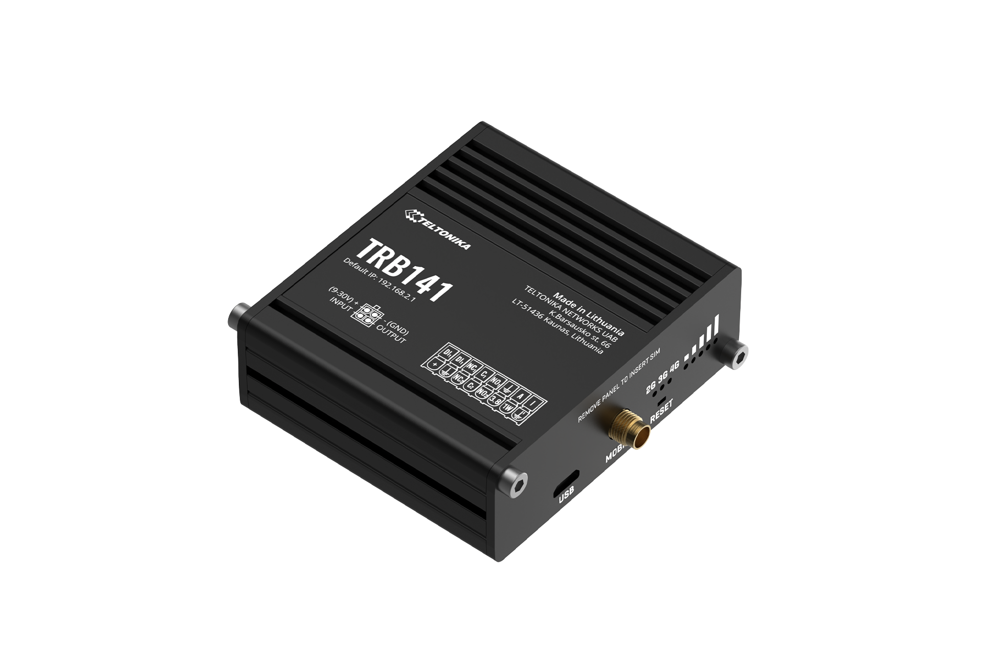 TELTONIKA Small Industrial Rugged GPIO LTE Cat 1 Gateway (TRB141)