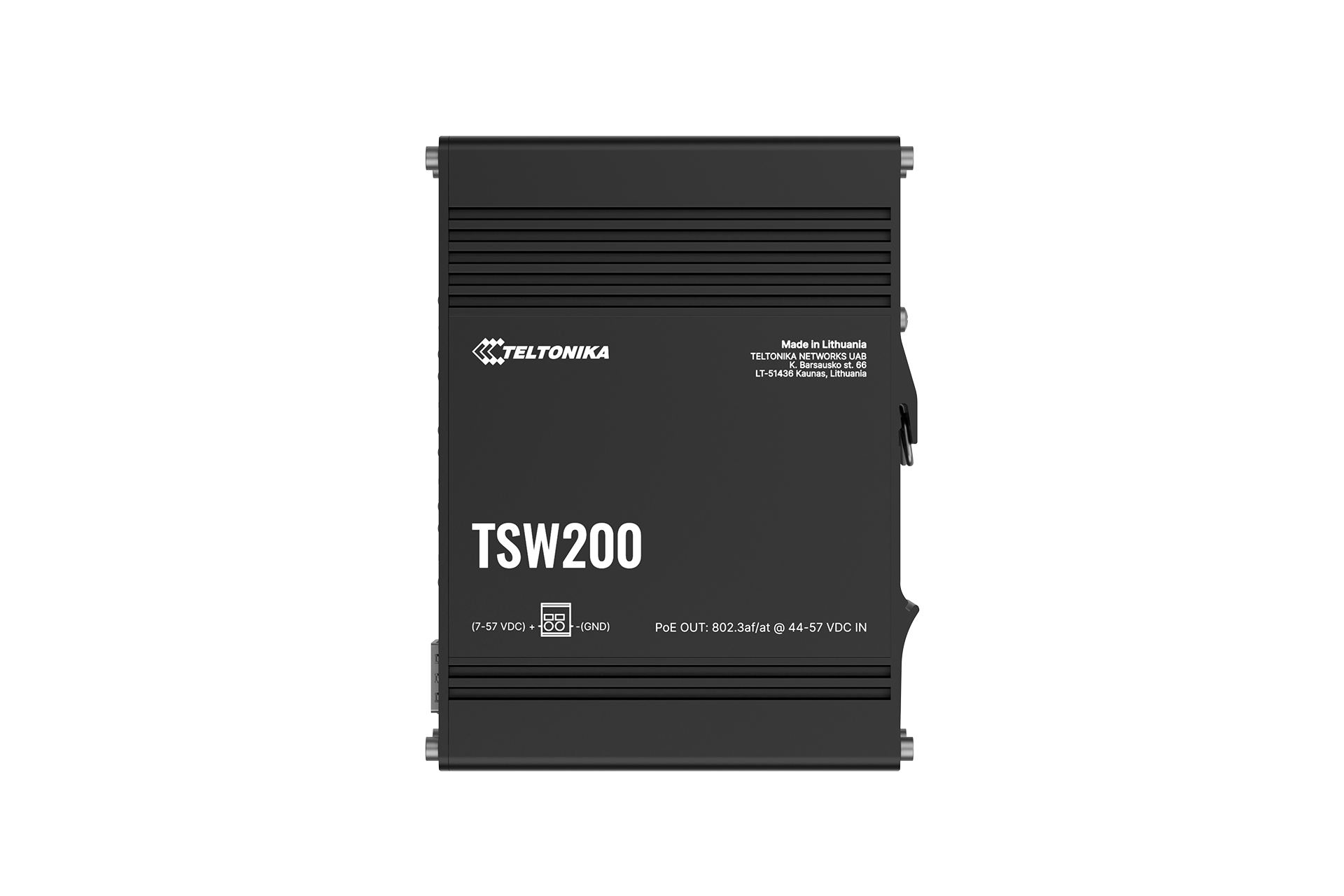 TSW200 INDUSTRIAL POE+ Unmanaged 8Ports ETHERNET SWITCH