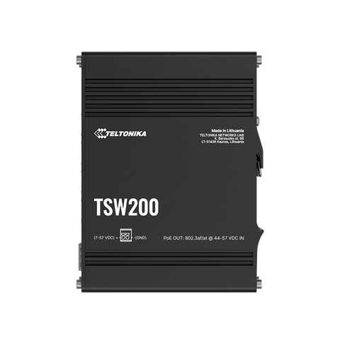 TSW200 INDUSTRIAL POE+ Unmanaged 8Ports ETHERNET SWITCH