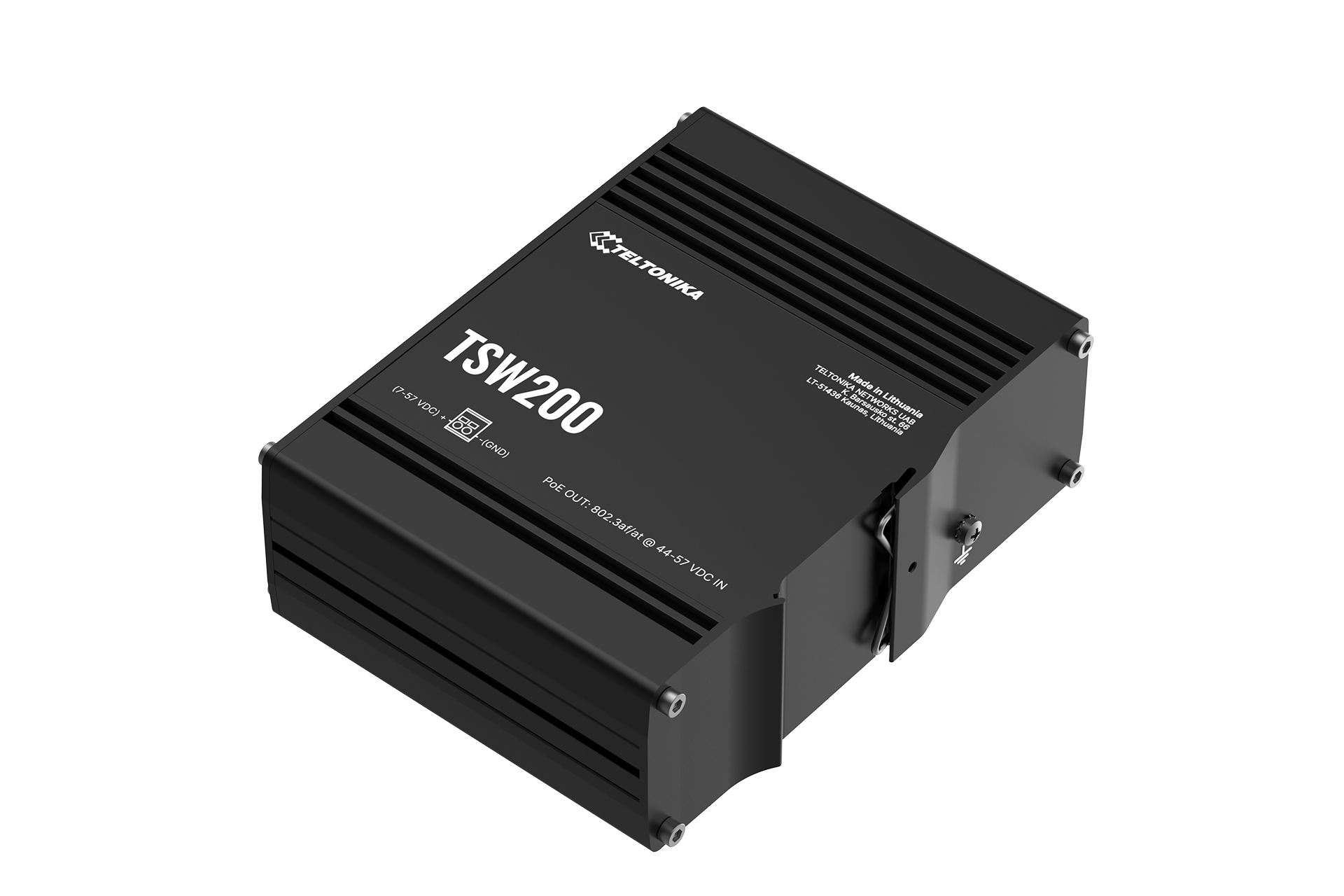 TSW200 INDUSTRIAL POE+ Unmanaged 8Ports ETHERNET SWITCH