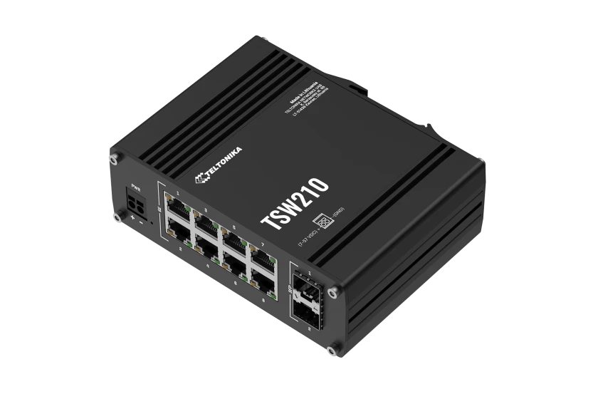 Teltonika TSW210000030 10 Port Ethernet Switch 8 10/100/1000, 2 SFP ports