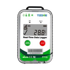 [TZ-TT19] Tzone 4G Multi Use Real Time Temperature and Humidity Data Logger internal Probe Fleet GPS Tracker