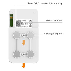 Elitech Wireless Digital Data Logger Remote Real-Time Temperature Humidity Monitor SIM Card Cloud Data Storage Internal T&H Probe 4G Communication, RCW-360P-TH (-4~140℉)