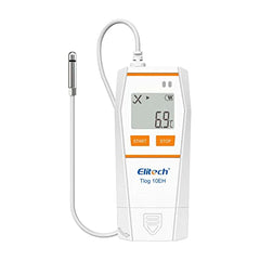 Elitech Tlog 10EH Digital Temperature Data Logger Reusable Temperature Recorder PDF Report USB Port 32000 Points With External Temperature & Humidity Probe