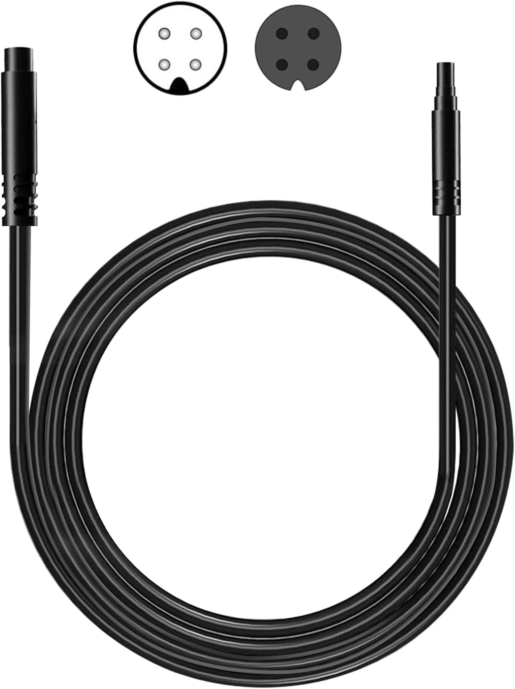 AZDOME Extend Cable for M300S/M550 Pro/PG17/PG17 Max/PG17 Pro/GS63H Pro, 4 Pin 6m, Extension Cable for Mirror Dashcam Rear View Camera Rear Car Recorder Cord