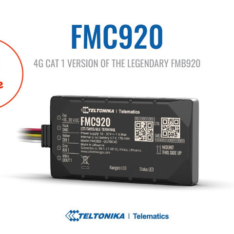 Teltonika FMC920 [10pcs bundle ] Small and smart GPS tracker with a 4G Cat 1