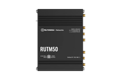 Teltonika RUTM50 Dual Sim Support with auto Failover 4G and 5G Cellular Router ideal for Smart Cities and industrial Automation