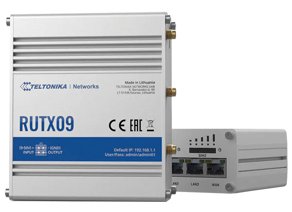 RUTX09 Industrial Cellular Router