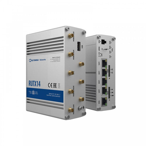 RUTX14 4G LTE CAT12 Industrial cellular Router