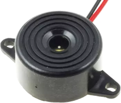 DC 12V Buzzer,3-24V Piezo Electronic Tone Buzzer Alarm Continuous Sound with Cable Length 100mm