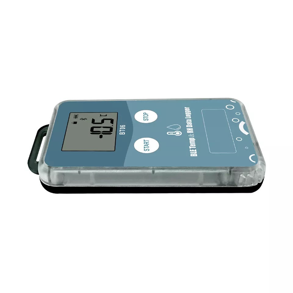 Bluetooth 5.0 real-time temperature , Temp and RH data logger