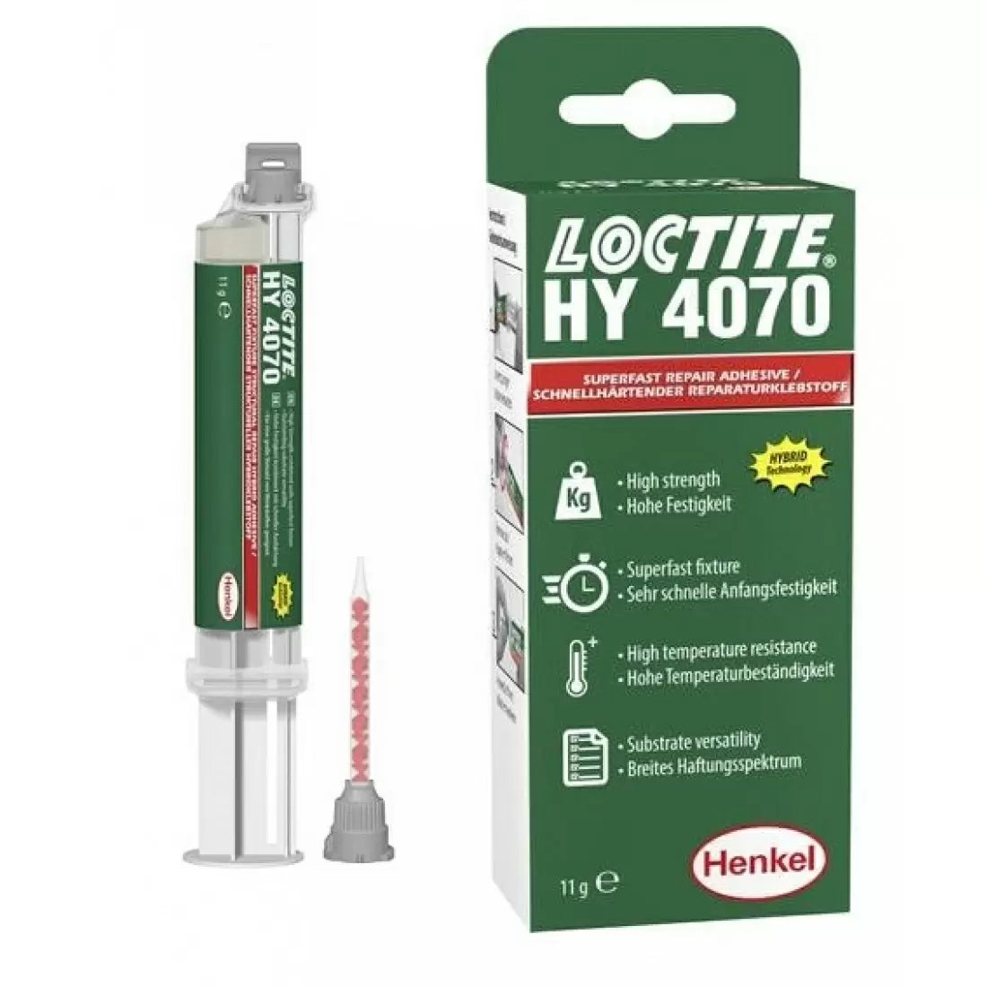 LOCTITE HY 4070 Glue 11g- Instant adhesive for structural bonding by Henkel