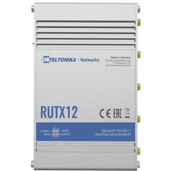 RUTX12 Dual LTE Cat 6 Industrial cellular Router