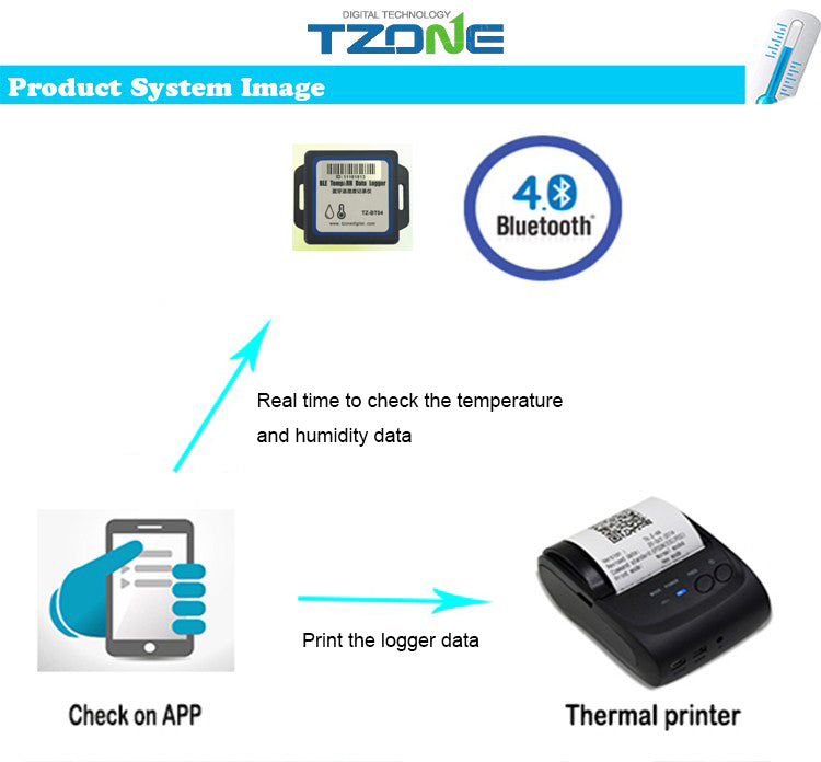 TZONE BT04 BLE Temperature & Humidity
