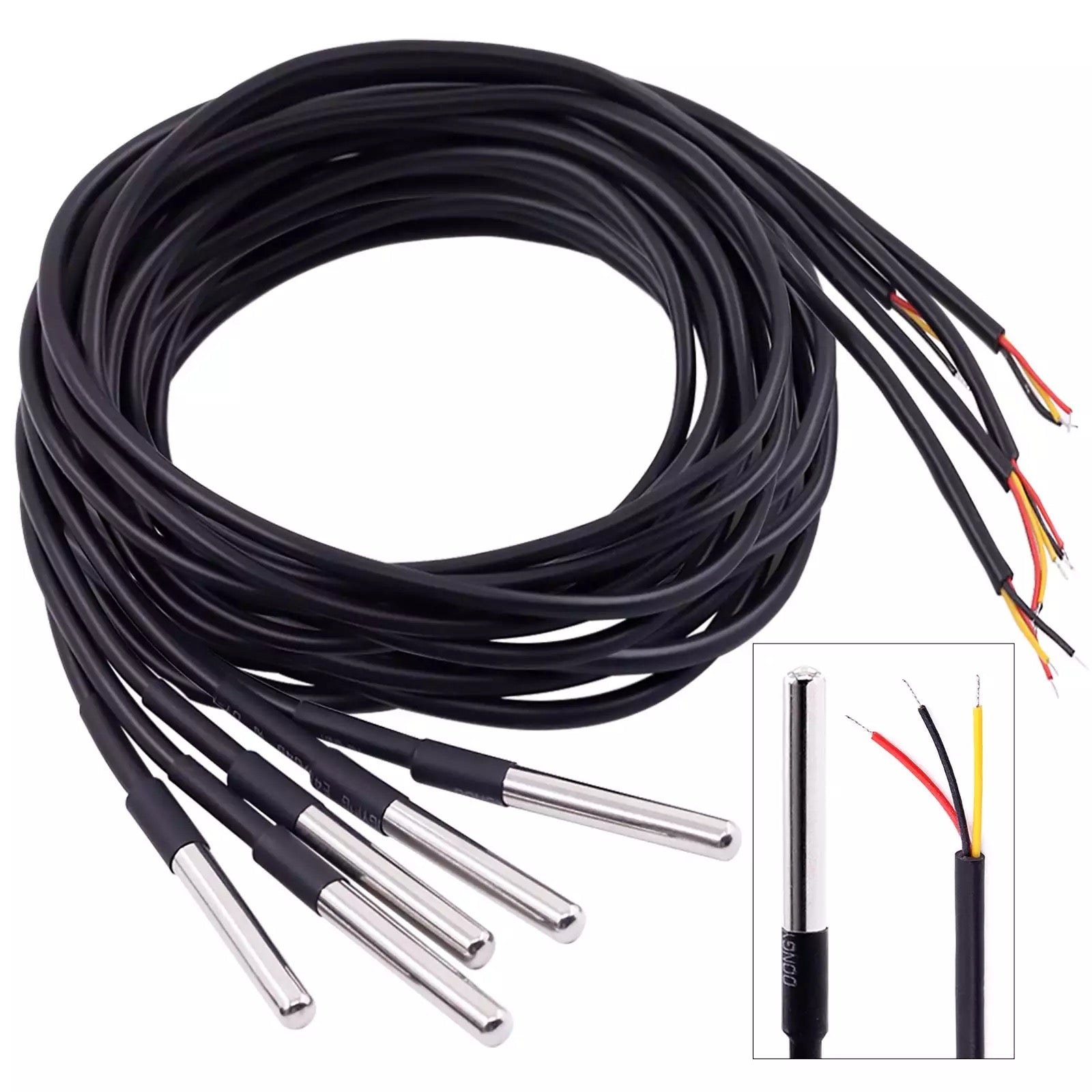 DS18B20 Waterproof Temperature Sensor Temp Digital Thermal Probe 1M