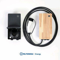 Teltonika EV Charger - Telto Charge Oak Wood